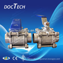 3-PC Ball Valve With ISO 5211 INOX Steel WenZhou City Best Product In China